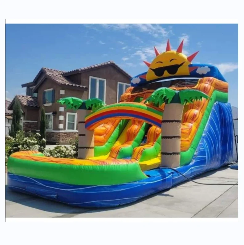 Summer Bounce Water Slide Pool for Kids  Swimming Pool PVC Water Slides Inflatable for Kids and Adults2026