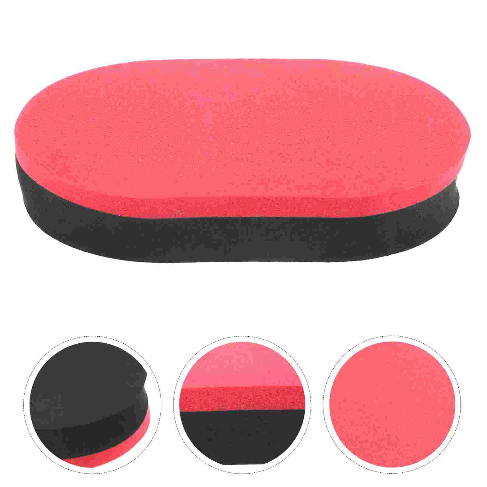 Table Tennis Racket Cleaner Advanced Latex Red Black Dry Cleaning Sponge Multi Function Dirt Remover EVA Material Streak