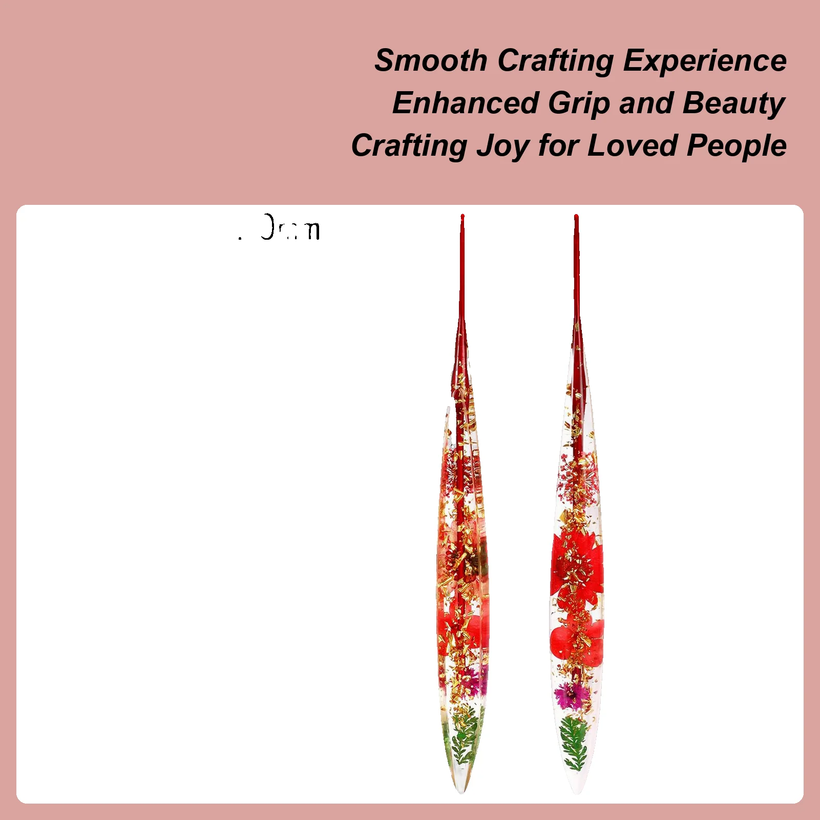 الكروشيه السنانير مجموعة 9 قطع أنيق مريح الراتنج الأزهار الغزل نسج الحرفية الفن الغزل الكروشيه السنانير عدة ل بطانية دمية قبعة وشاح #5