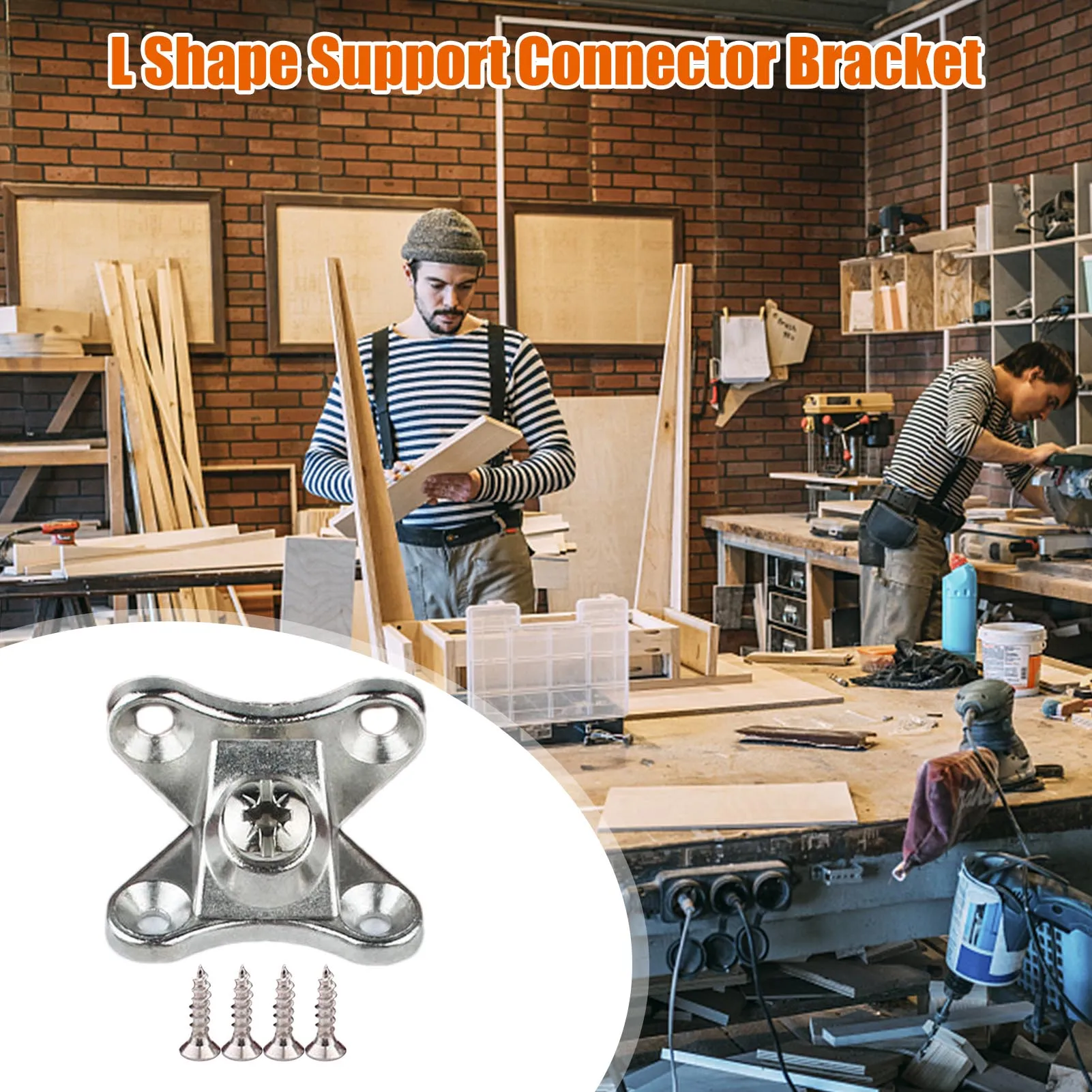 L-shape Support Connector Bracket Removable Corner Code Right Angle Bracket Support Fastener For Furniture Use