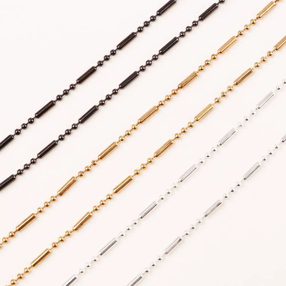 Retro Simple Minimalist Alloy Neck Straps Female Bead Mask Chains Sunglasses Lanyards Mask Cord Holders Eyeglass Chain