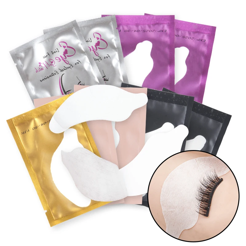 50/200 Paar Augen pads Wimpern verlängerung pflaster Hydro gel Gel Pad Wimpern verlängerung unter Augenklappen Wimpern pads Wimpern pflaster