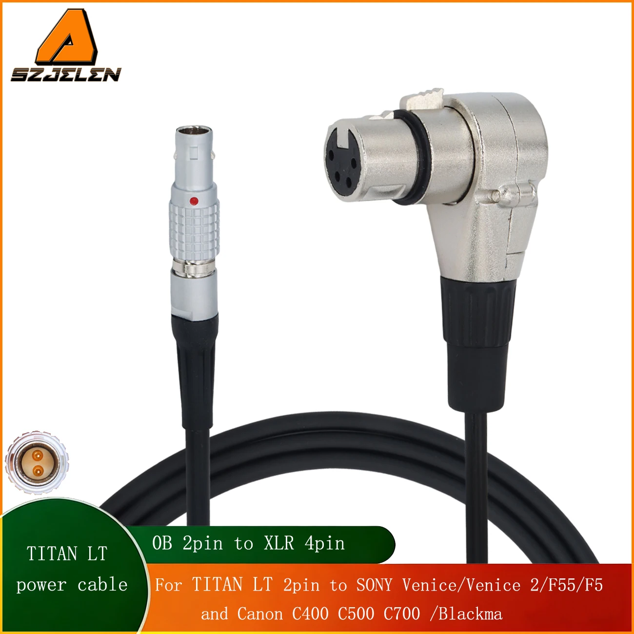MotoCrane Titan LT Remote PTZ 14.4V 0B 2Pin To XLR 4Pin Female For SONY Venice/Venice 2/F55/F5 and Canon C400 C500 C700 /Blackma