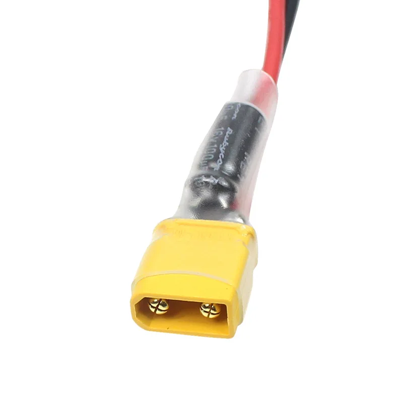 A25P XT30 Plug Connector Power Cord With Capacitor RC Battery Cable Silicone For Sailfly-X RC FPV Drone Models
