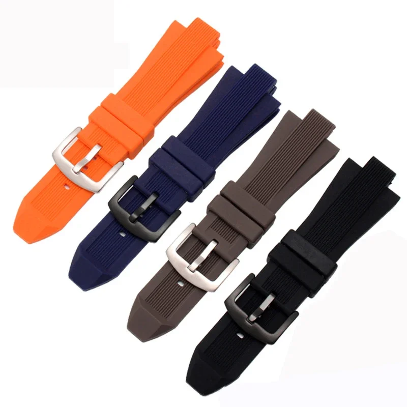 Silicone Watch Band for Michael Kors MK8184 MK8729 MK9020 MK8152 MK9020 MK9026 Soft Watch Strap Men Replace Watch Accessories