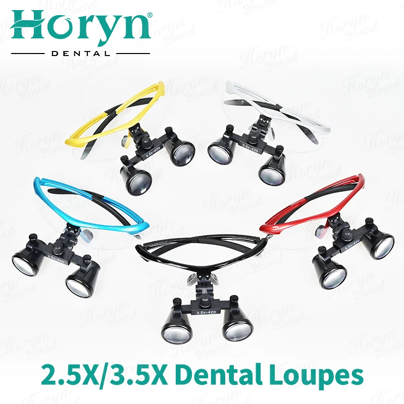 

Dental Loupes 3.5x2.5x 320-420mm Goggles Medical Magnifier Dentists Surgical Optical Lens Magnifying Glass