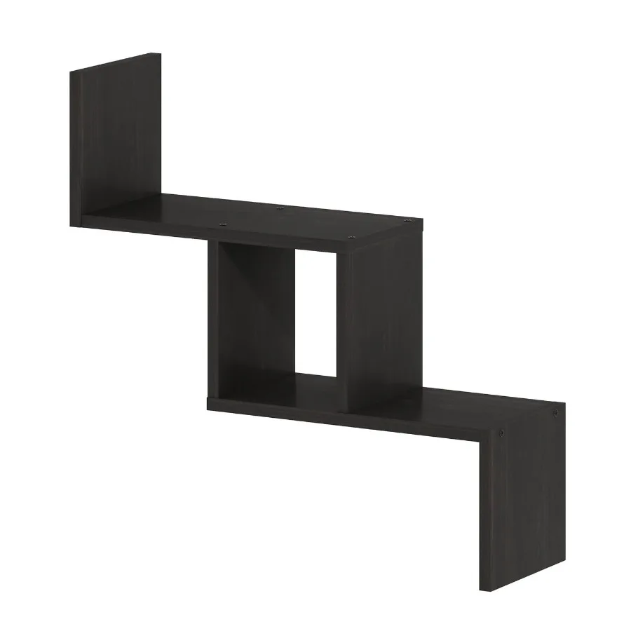 

ROSSI Wall Mount Floating Ladder Shelf in Espresso