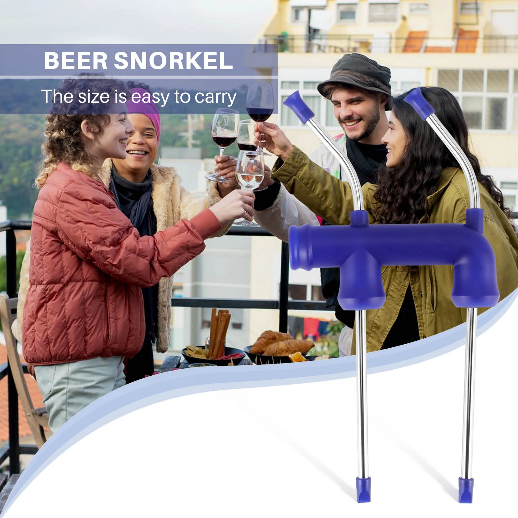 موزع بيرة غص مزدوج عالي الجودة لحفلات الكلية وحفلات عيد الميلاد وأعياد الميلاد والعام الجديد