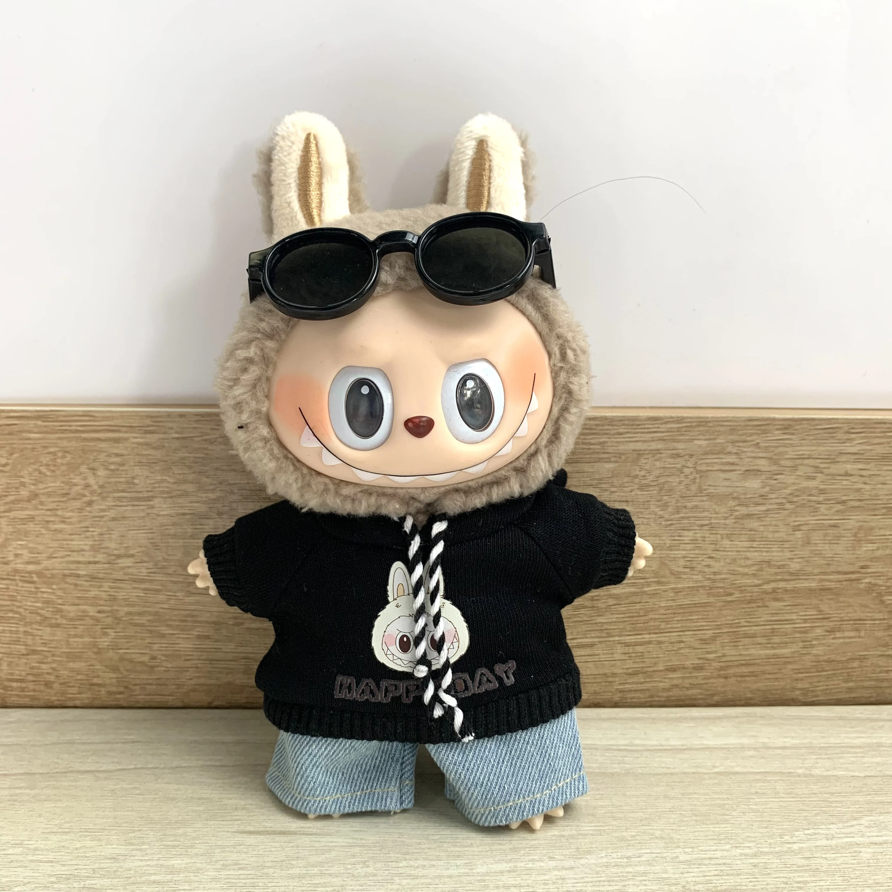 Labubu roupas المعلقات calças macacão saias الفقرة 15 سنتيمتر 17 سنتيمتر الملحقات دي بونيكا لابوبو