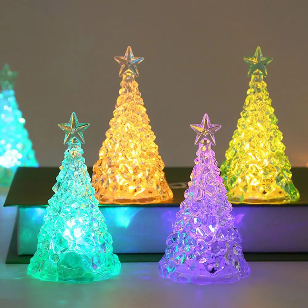 Energy-saving Christmas Light Color-changing Led Night Light Colorful Led Christmas Tree Night Light Decoration for Home Bedroom