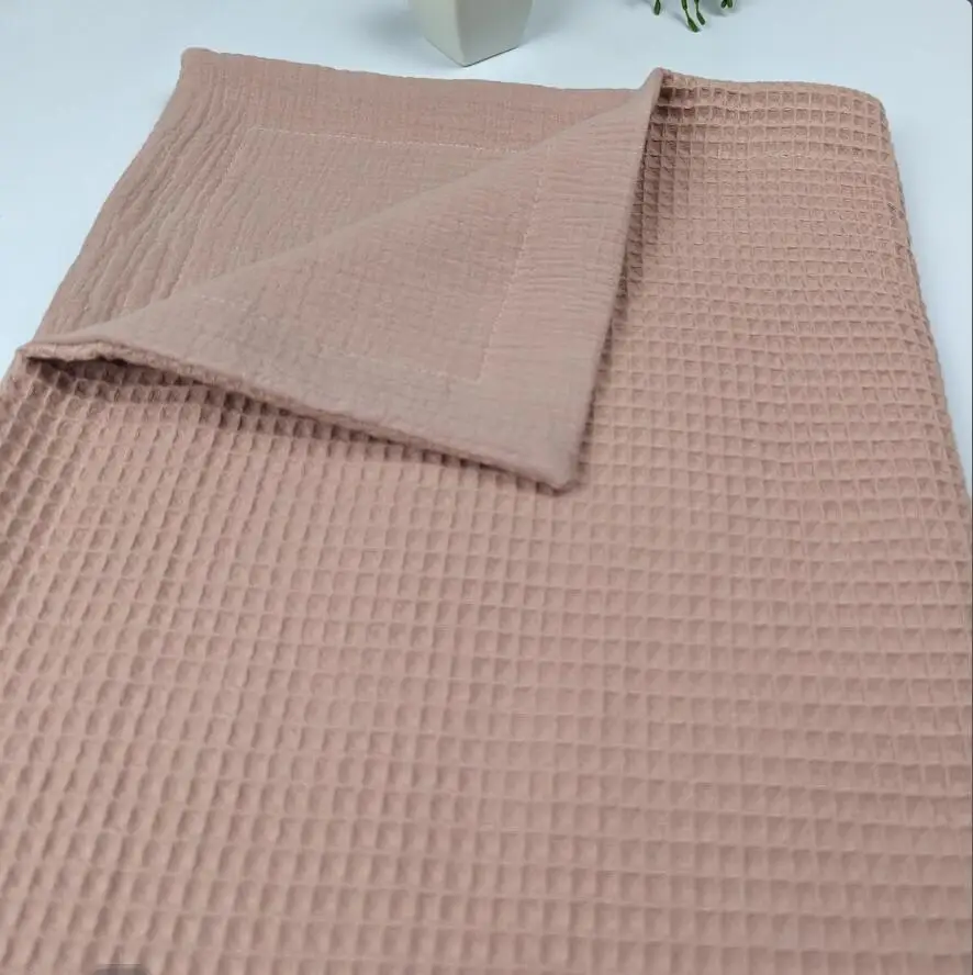 Neonato Swaddle Wrap Waffle Cotone Coperta Del Bambino Per Le Ragazze Dei Ragazzi Morbido Infantile Ricevente Coperta Per Passeggino Culla Trapunta Roba