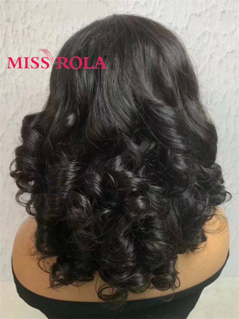 Miss Rola 12A Remy 5X5&13X4 Bouncy Curly Pixie Cut Lace Front Human Hair Wigs Transparent Lace Brazilian Hair Wig 99J Highlight