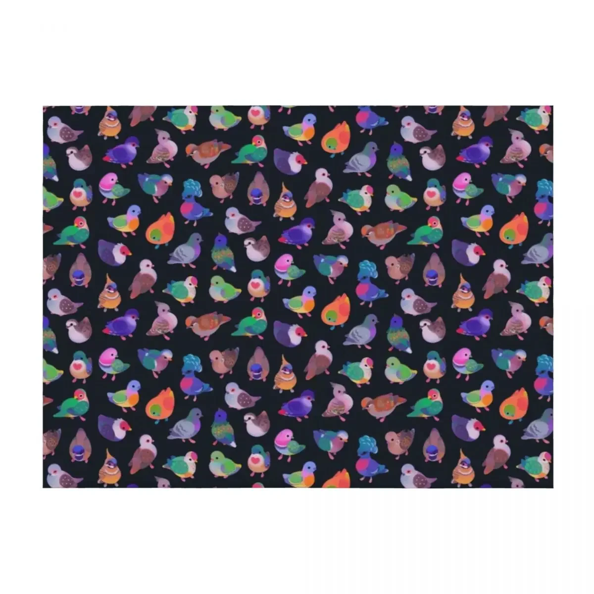 

Wild pigeon Throw Blanket Flannel Fabric Fashion Sofas Large Decorative Throw Blankets