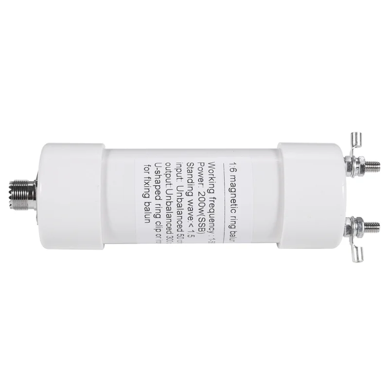 B92B-For Shortwave SSB AM FM Dipole/Windom Antenna Compatible 200W 1:6 Balun Converter 1-56Mhz Input 50Ω To 300Ω Output