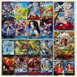 8PC/Set Anime One Piece DIY ACG Toys Collectible Cards Christmas Birthday Gifts Hancock Nami Robin Boys Contest Battle Game