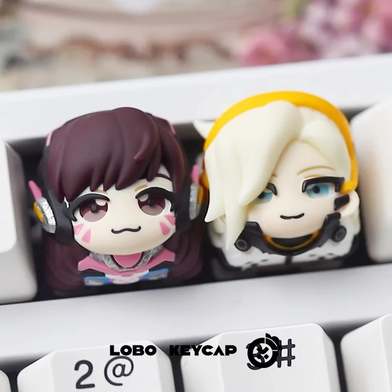 OW Gaming Keycap for Mechanical Keyboard Cherry Profile Original PC Gaming Keyboard Accessory 100% Authentic Collectible Keycaps