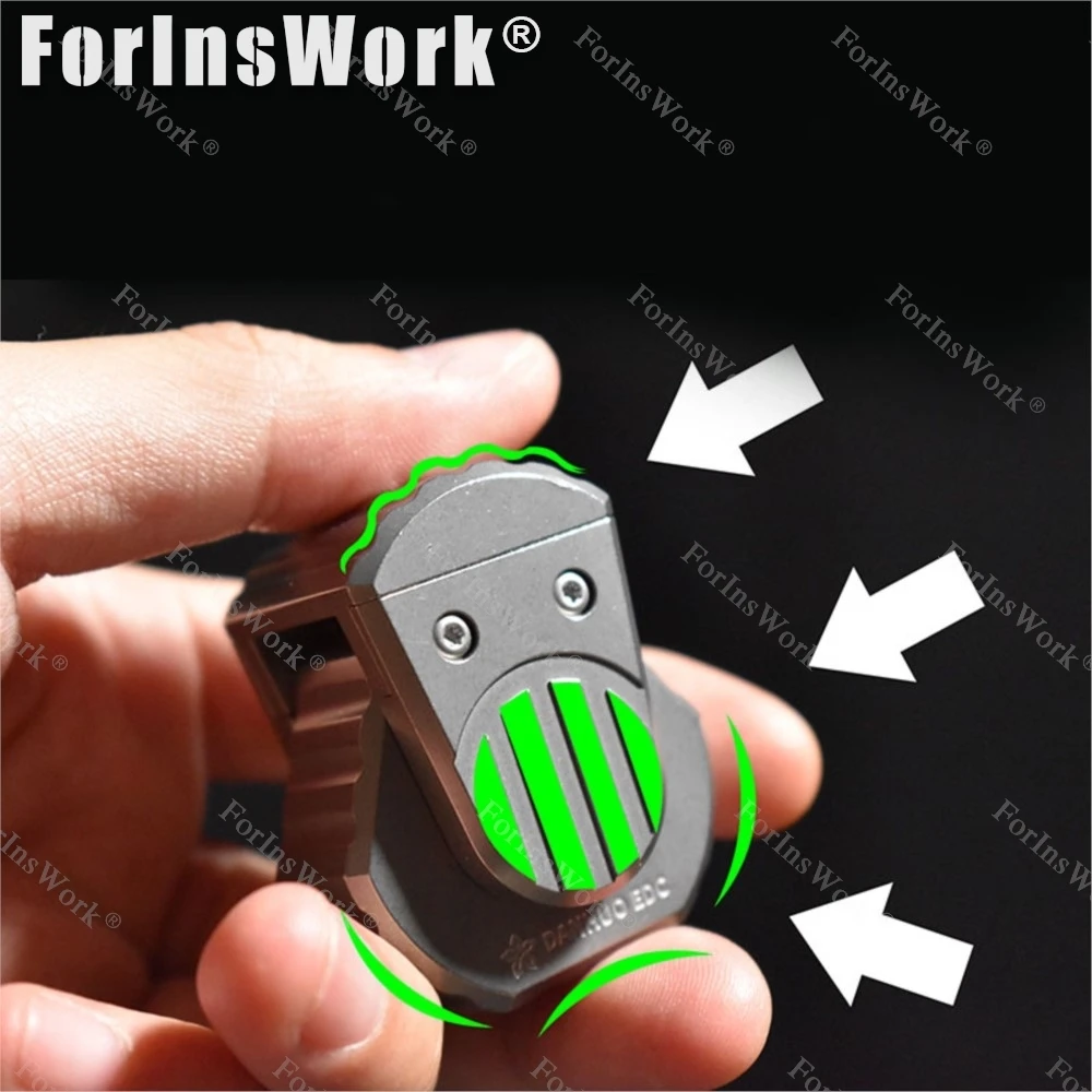 DANHUO Shock Mechanical Push Slider New Play Finger Tip Decompression EDC Toy Handle Series