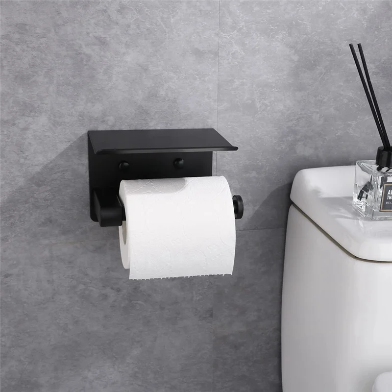 

ABJT-1 шт. Держатель для бумаги с держателем для телефона Держатель для салфеток с полкой-органайзером