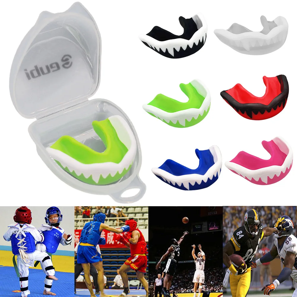 Professional Fighting Training Teeth Protector Kids Adults Sport Mouth Guard Basketball Mma Boxing Karate Mouthguard Tooth Brace