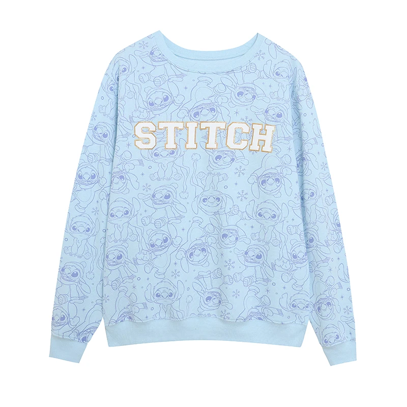 

Cute Cartoon Anime Hoodie round Neck Fleece Loose Women's Top Slimming Trendy Long Sleeve Cotton Polyester Blend Winter Wear