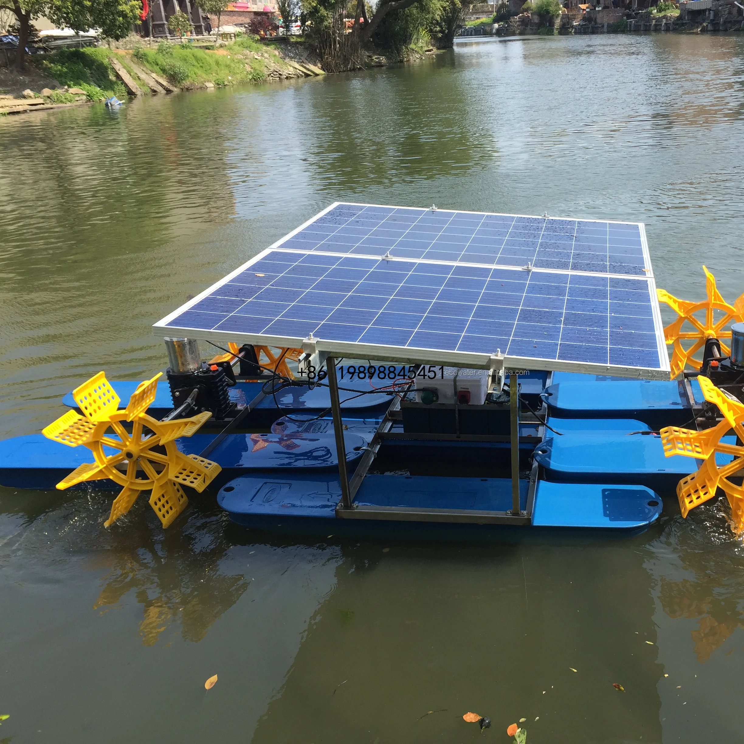 Solar Fish Pond Aerator Ecoaquaculture Solar Dc Aquaculture Aerators for Fish Pond Aerator Manufacturer