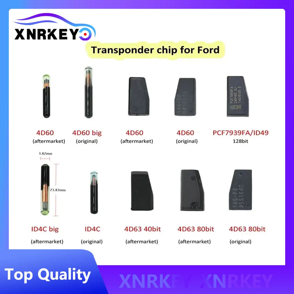 XNRKEY dla Ford Fiesta C max Focus Espace oryginalny/Aftermarket automatyczny Transponder kluczyk samochodowy 4 d60 4 d63 80Bit 4C ID4C PCF7939FA I