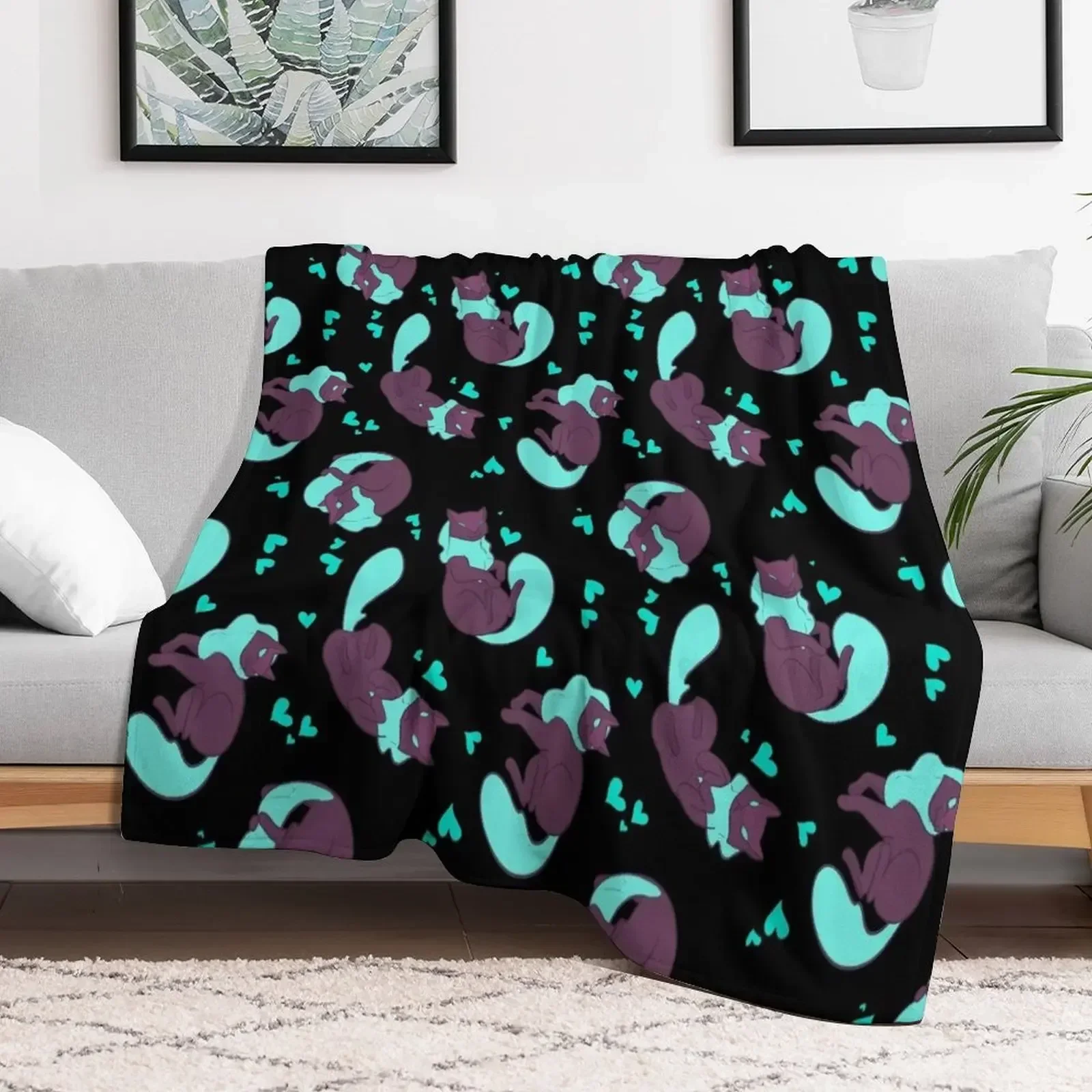 

Melog Pattern Throw Blanket Comforter Plush Blankets