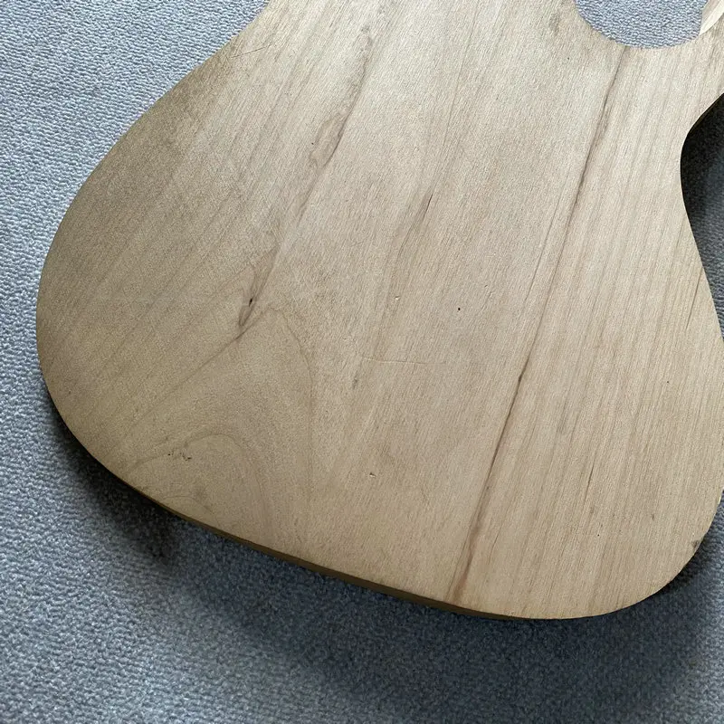 HB960 Color Natural materias primas sólido aliso sin terminar cuerpo de guitarra eléctrica DIY reemplazar sin pintar mano derecha sin cortar