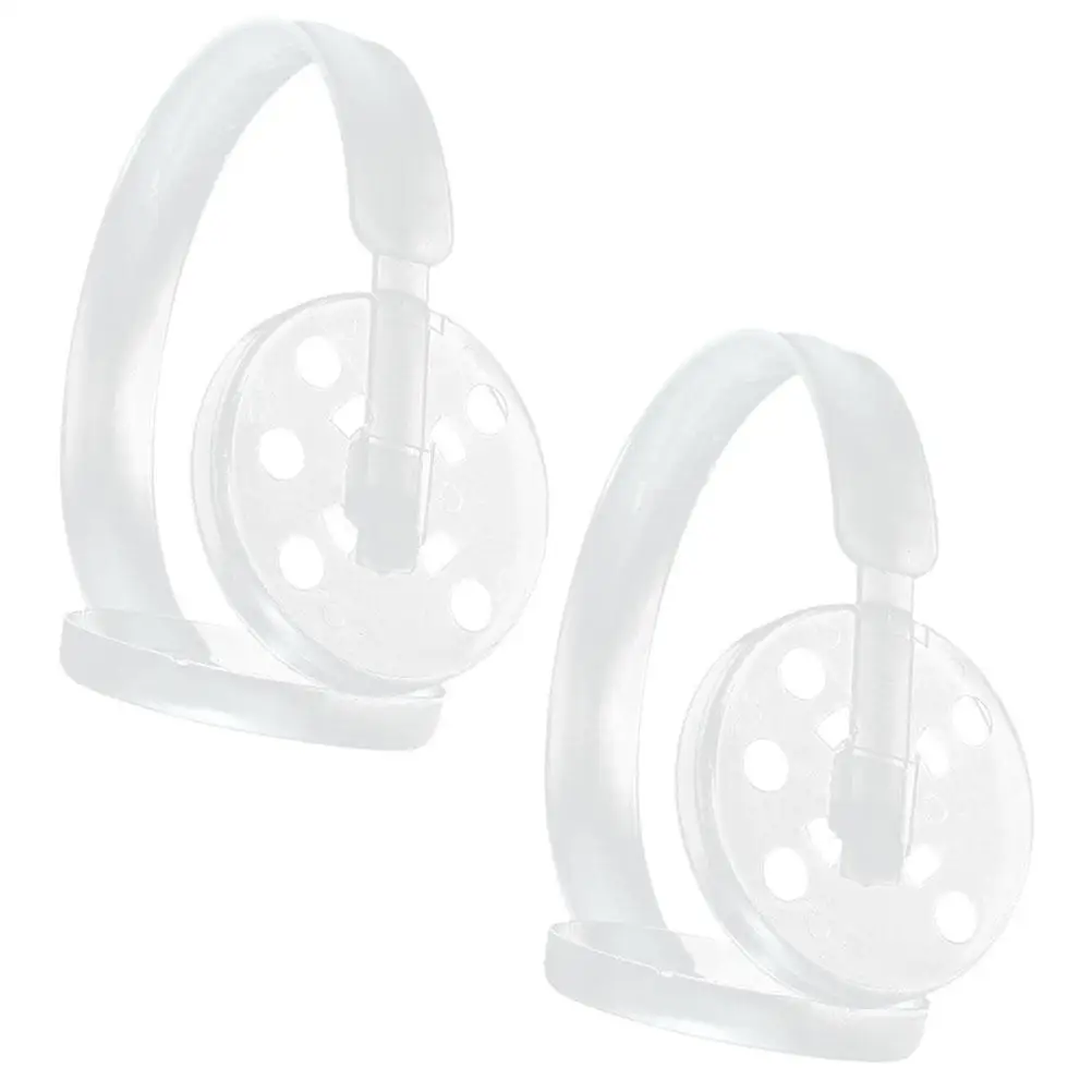 2 Pcs Ear Cup Plastic Muffs Earmuff Frame Rack Frames Winter Accessories Holder for DIY