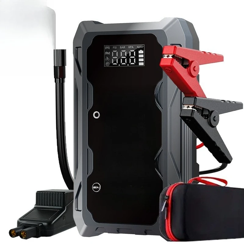 The air pump all-in-one machine has its own trachea, portable car, spare emergency start power supply, and electric