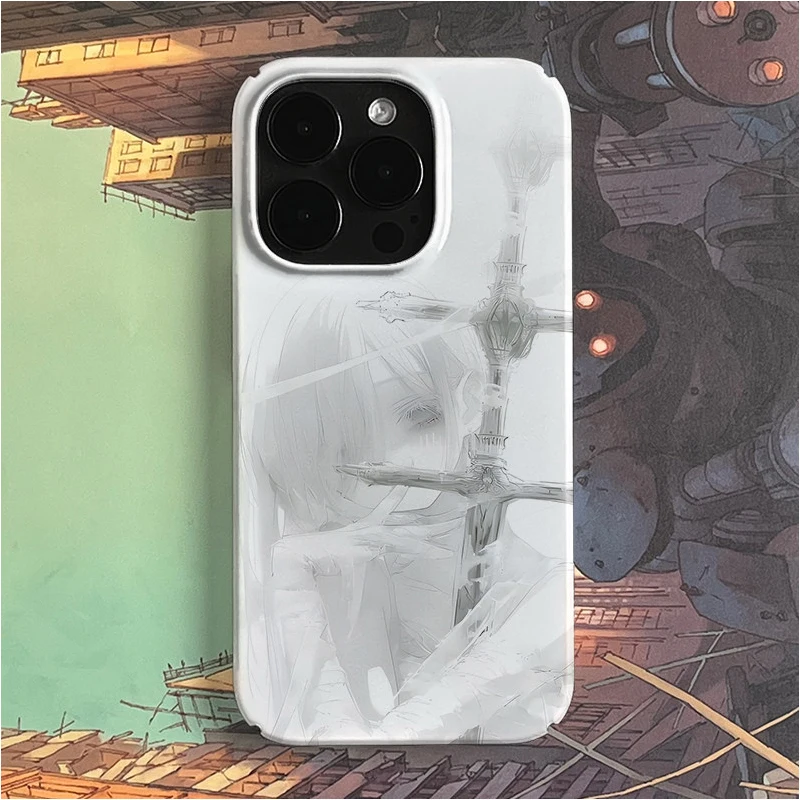 Beautiful Anime Girl Sword Cool Jelly Phone Case For iPhone 17 Air 16 Pro Max 15 14 Plus 13 12 11 Shockproof Silicone Back Cover view 2