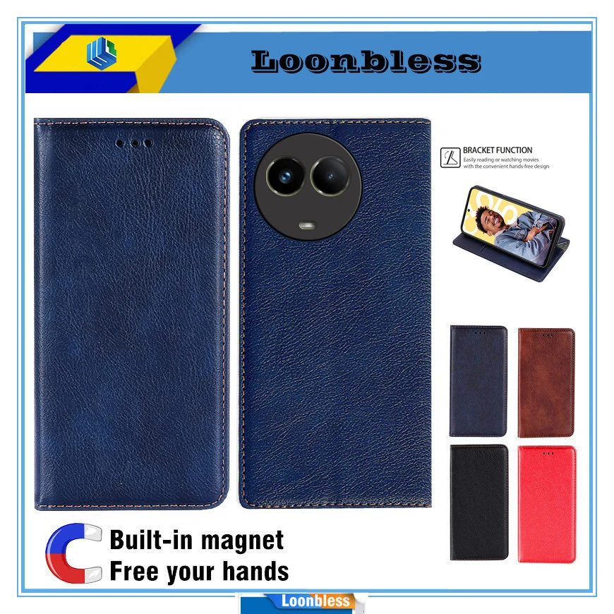 Business Phone Holster For Realme V50 Cases Etui Realme V50 Cover celular Book Housing Realmi V50 Real me V 50 RealmeV50 5G V50s