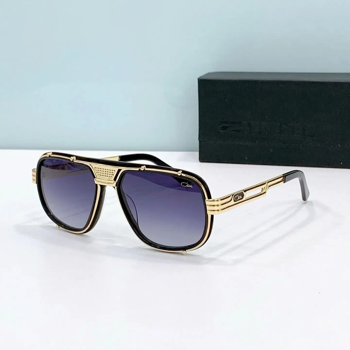 

Original CCAZAL MOD665 UV400 Gradient Lenses Driving Anti-Glare Men Sunglasses Fashion Casual Luxury Retro Women Couple Eyewear