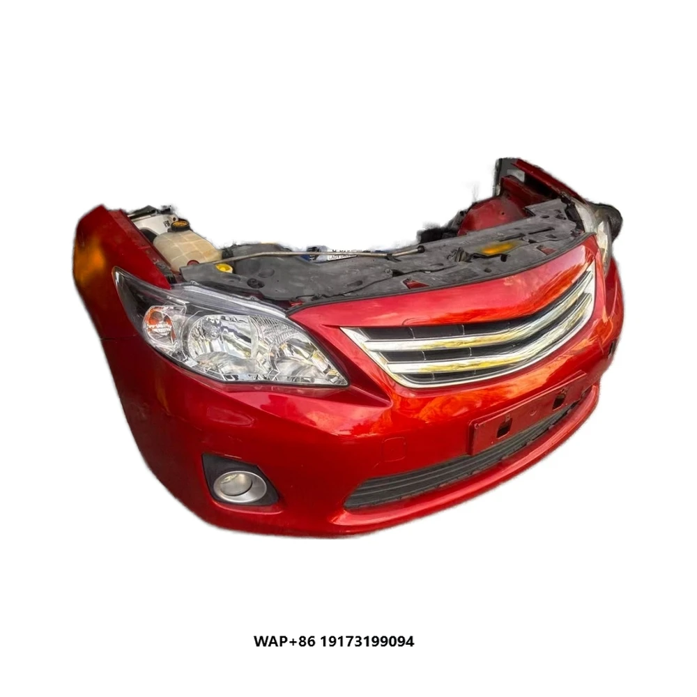 

Used for-Toyota Corolla 2011 Bolt-On Plastic Bumper Rail Reinforcement Nose Cut Front Bumper Lip Headlights Replacement