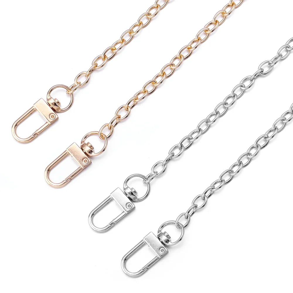 Metal Aluminum Replacement Bag Chain 20/40/80/120cm Women Shoulder strap for bags replace Crossbody chain Bag Accessories