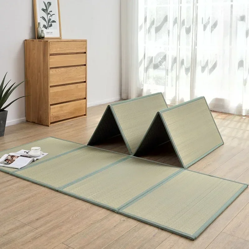 

Japanese Folding Mattress Tatami Bed SpaceSaving Storage Area Rug Mat Floor Individual Mattress Camping Floor Portable Furniture