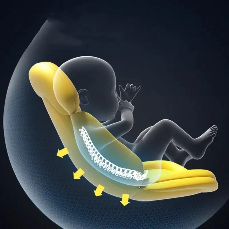 Coussin de siège de sécurité pour bébé et enfant – Tapis de siège respirant pour chaises et sièges d'auto Coussin de protection de siège de sécurité fiable pour un usage quotidien