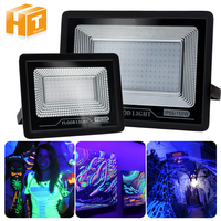 220V Ultra Violet LED Floodlight SMD2835 50W 100W 150W IP66 Waterproof For Hallowen Art Painting Lighting