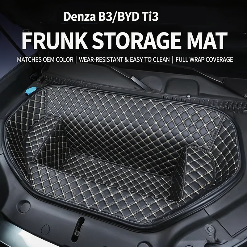 for-denza-b3-byd-ti3-fangchengbao-tai-3-full-wrap-frunk-mat-anti-scratch-wear-resistant-front-trunk-storage-liner