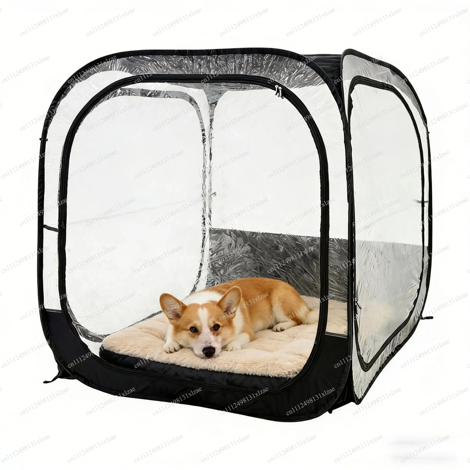 

Movable Outdoor Sun Canopy Tent - Large Transparent Warm Shelter for Fishing, Quick Setup Winter Courtyard Use