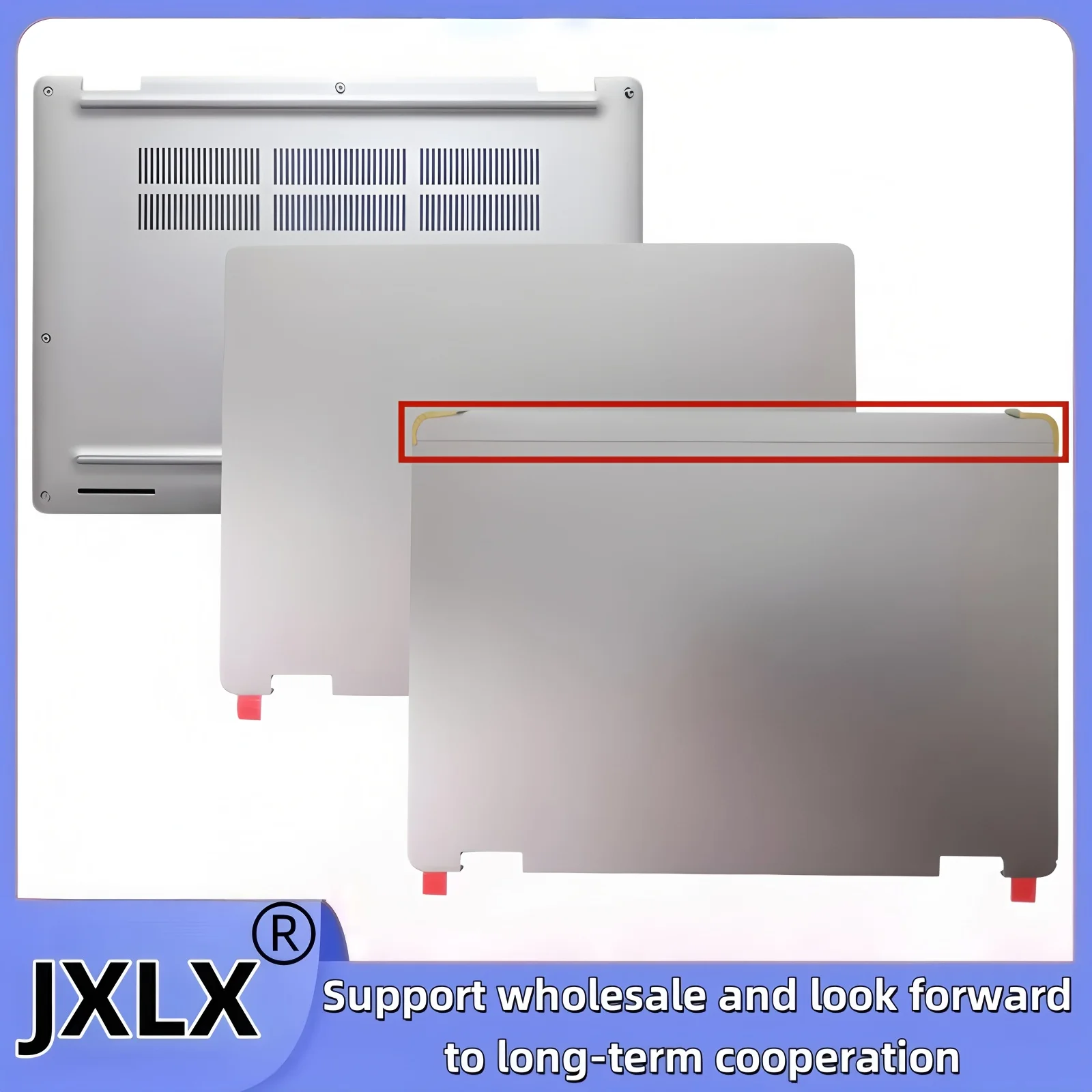 

JXLX ® Новинка для ноутбука Dell Pro14 Plus PB14250 2 в 1, задняя крышка с ЖК-дисплеем, верхний корпус/крышка для упора для рук/нижняя нижняя крышка, нижний корпус