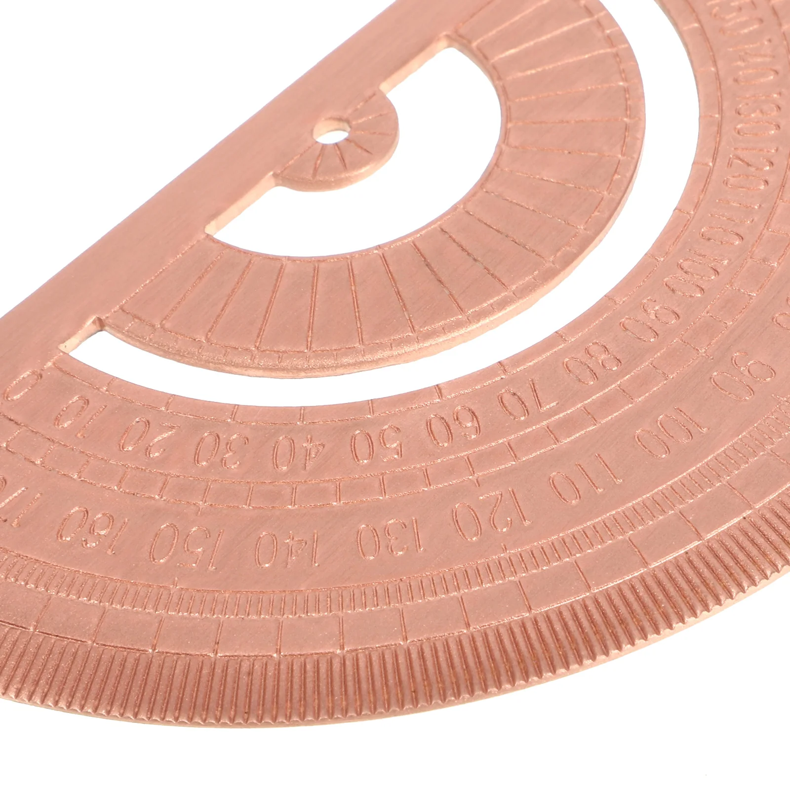 

Creative Retro Copper Metal Semicircular Protractor 180 Degree Measuring Tool For Geometry Drawing Accurate Angle Measurement