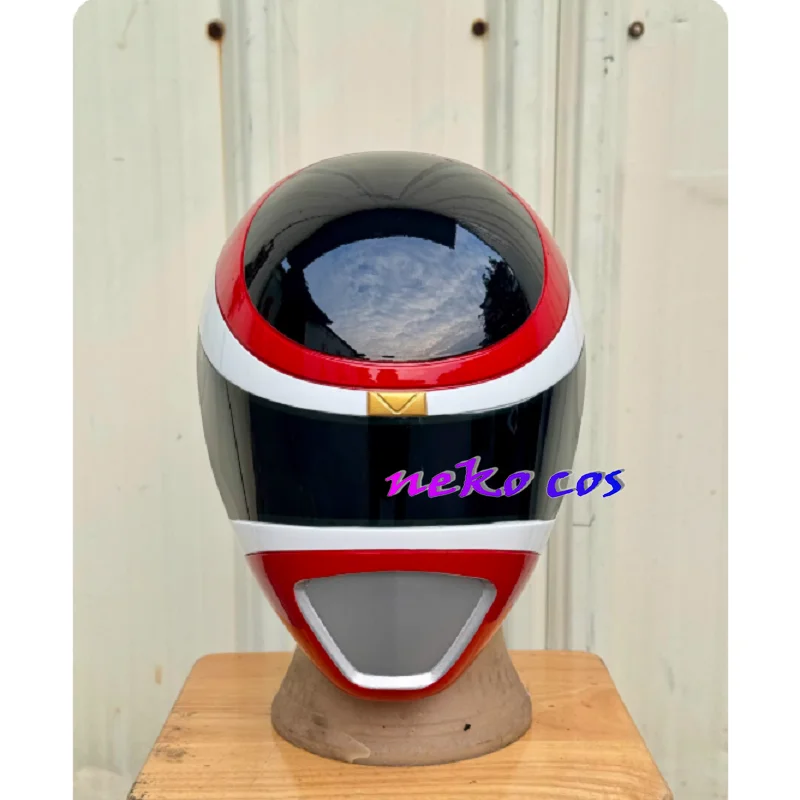 

Шлем и маска Nekocos Denji Sentai Megaranger из смолы для косплея, индивидуальный размер, реквизит, игрушка, подарок на Хэллоуин, для ролевых игр