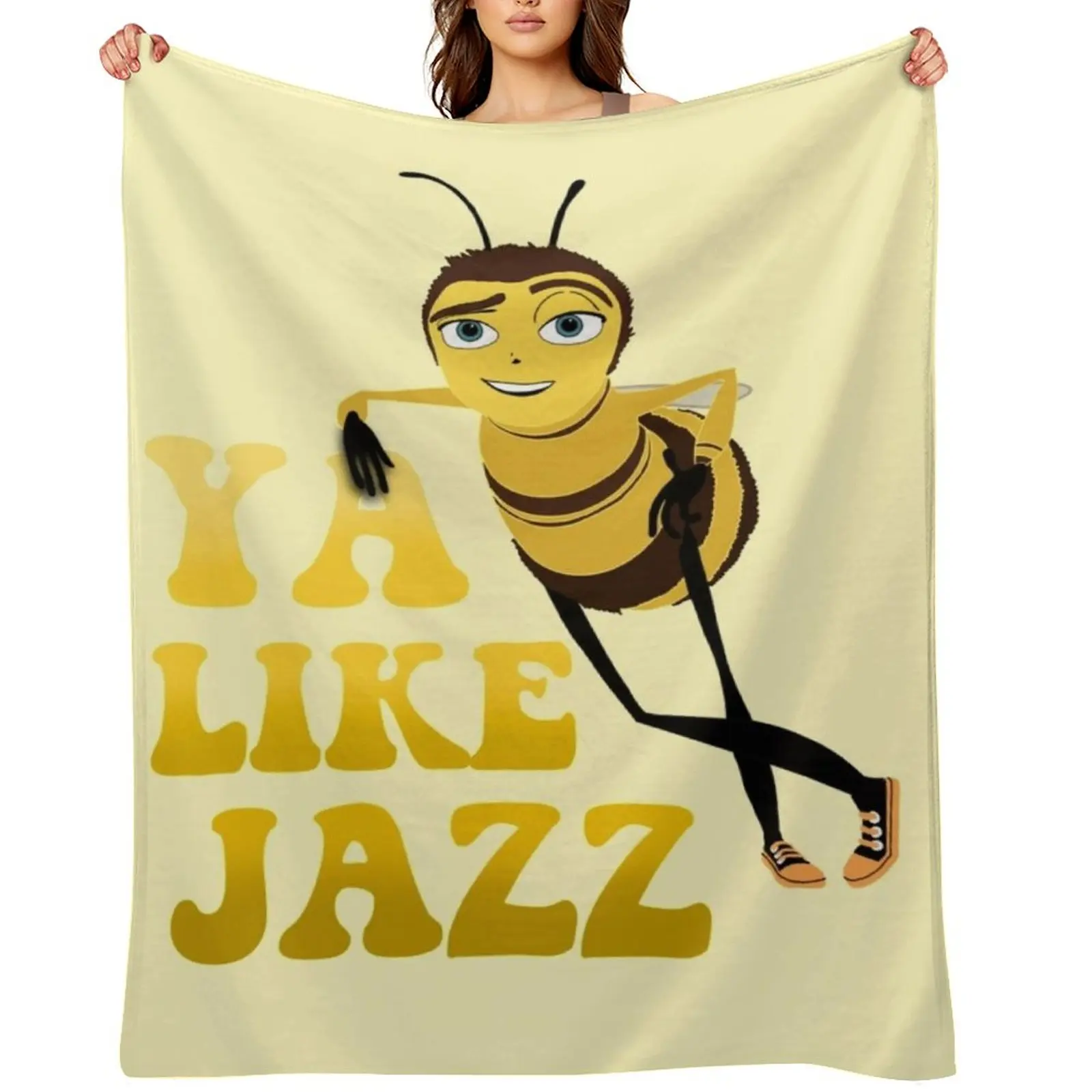 

Ya like jazz The Bee Movie Throw Blanket christmas decoration Sleeping Bag Picnic Bed Blankets