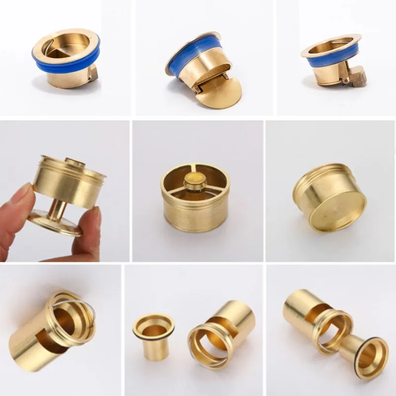 All-copper Floor Drain Core Floor Shower Drain Stopper Insectproof Anti-odor Deodorization Toilet Kitchen Bathroom Toilet Sewer