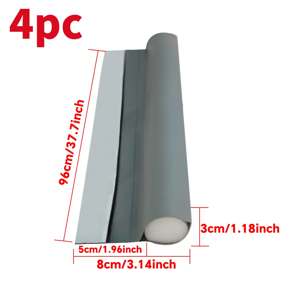 Verstellbarer Dichtungsstreifen für die Tür unten, Dichtungsstreifen unter der Tür, Zugluftstopper, Anti-Kälte, einseitiger Lückenblocker, Schaumstoff-Dichtungsstreifen zum Einstellen