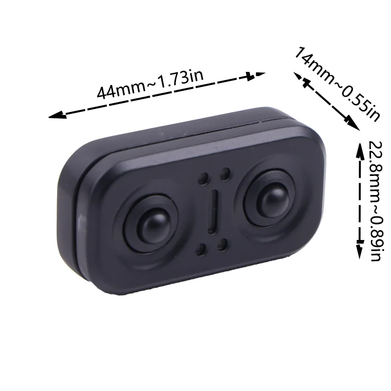 Metal Owl Push Slider Fidget Toy Magnetic Popping Coin EDC Stress Relief Hand Spinner ADHD Anti-anxiety Fidget Widget Office Poc - view 6