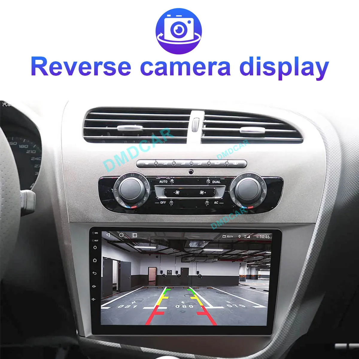 Android 14 Carplay Radio de coche para Seat Leon 2005-2012 reproductor Multimedia vídeo Multimedia 2Din DVD altavoz estéreo unidad principal de Audio