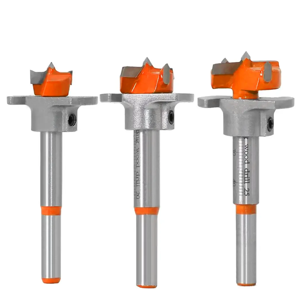 1pc Diameter 15,20,25,30,35mm Adjustable Carbide Drill Bits Hinge Hole Opener Boring Bit Tipped Drilling Tool Woodworking Cutter