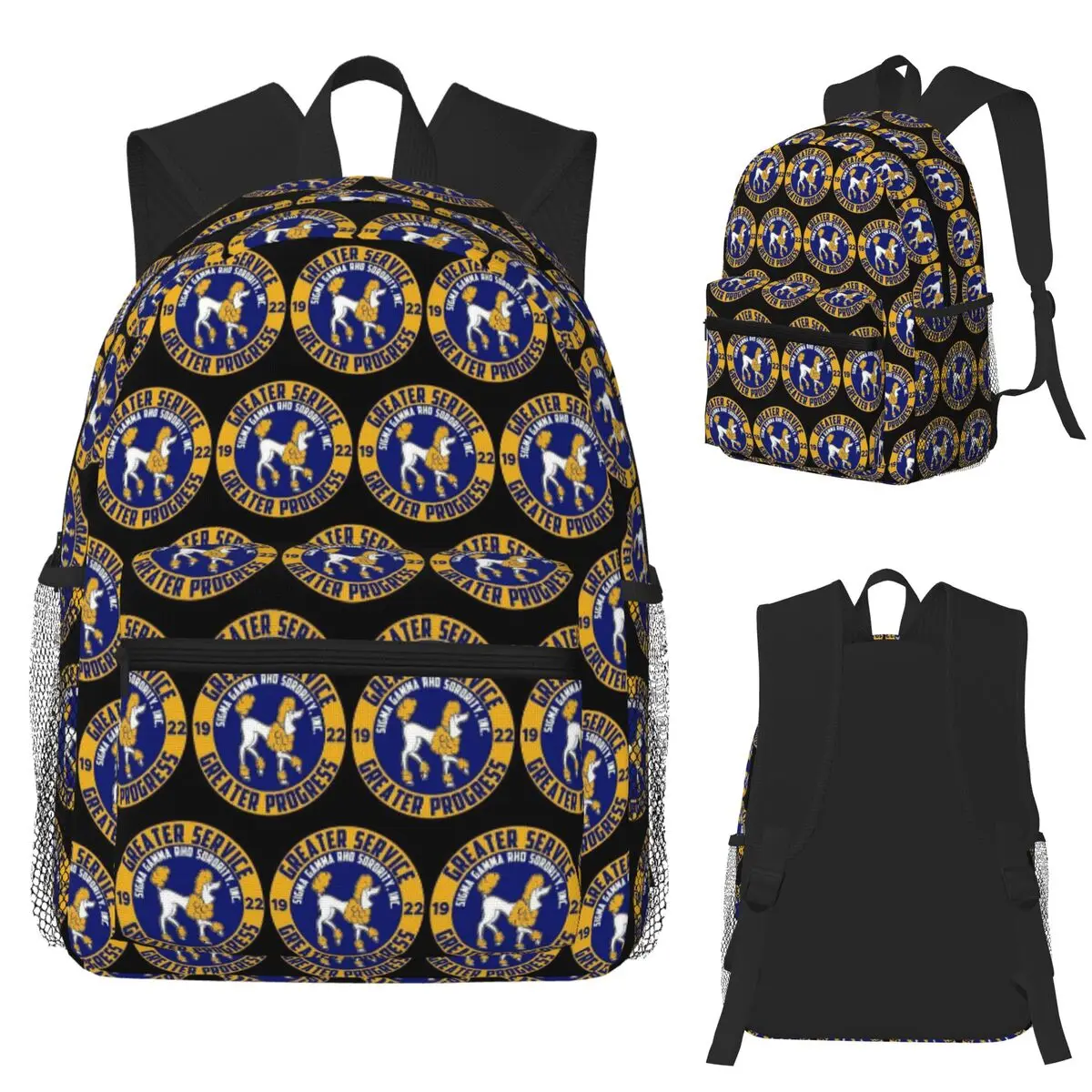 

Sigma Gamma Rho 1922 Студенческий рюкзак, школьная сумка, походный дорожный рюкзак для мальчиков и девочек, сумка для книг, сумки на плечо